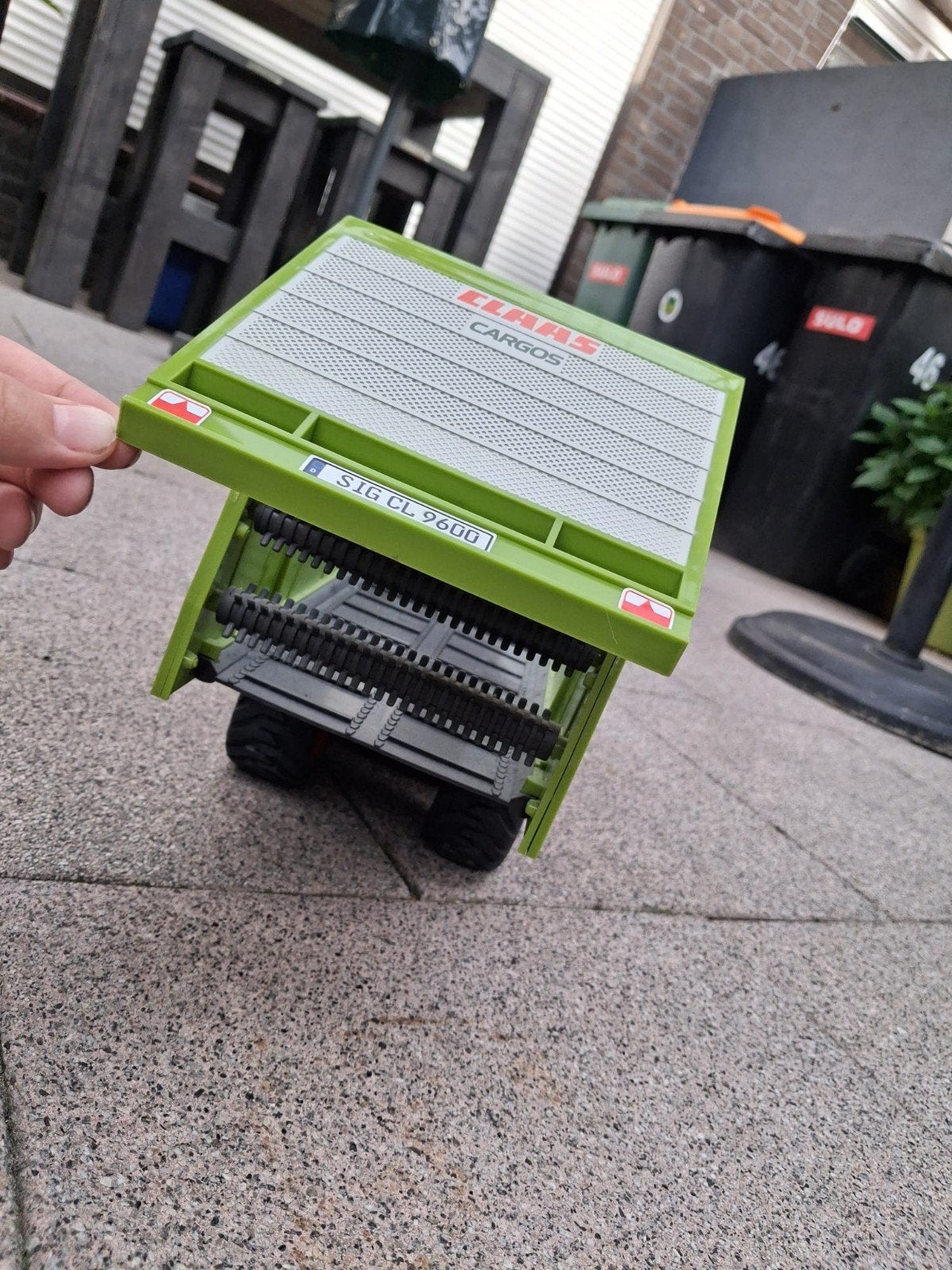 Claas tractor met aanhanger en afstandsbediening, Ophalen, Zo goed als nieuw, Afstandsbediening