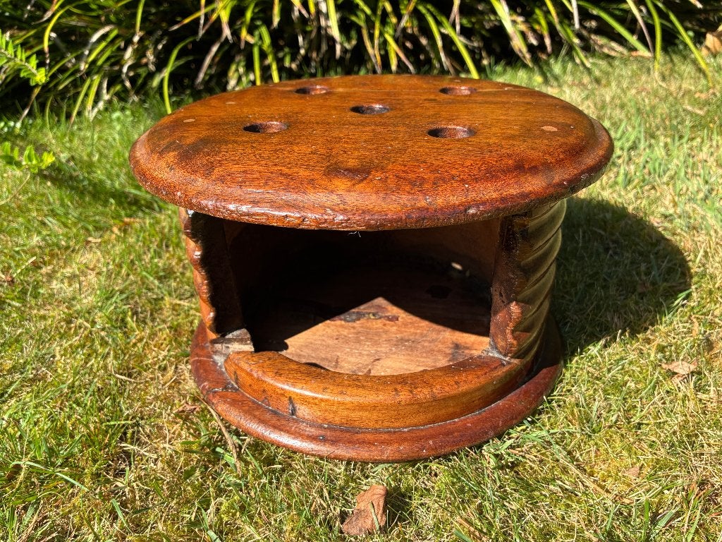 Antieke ronde stoof, Ophalen