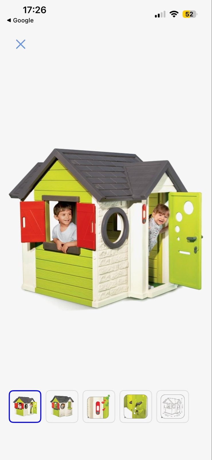 Smoby Speelhuisje, Kinderen en Baby's, Speelgoed | Buiten | Speelhuisjes, Ophalen, Gebruikt, Kunststof