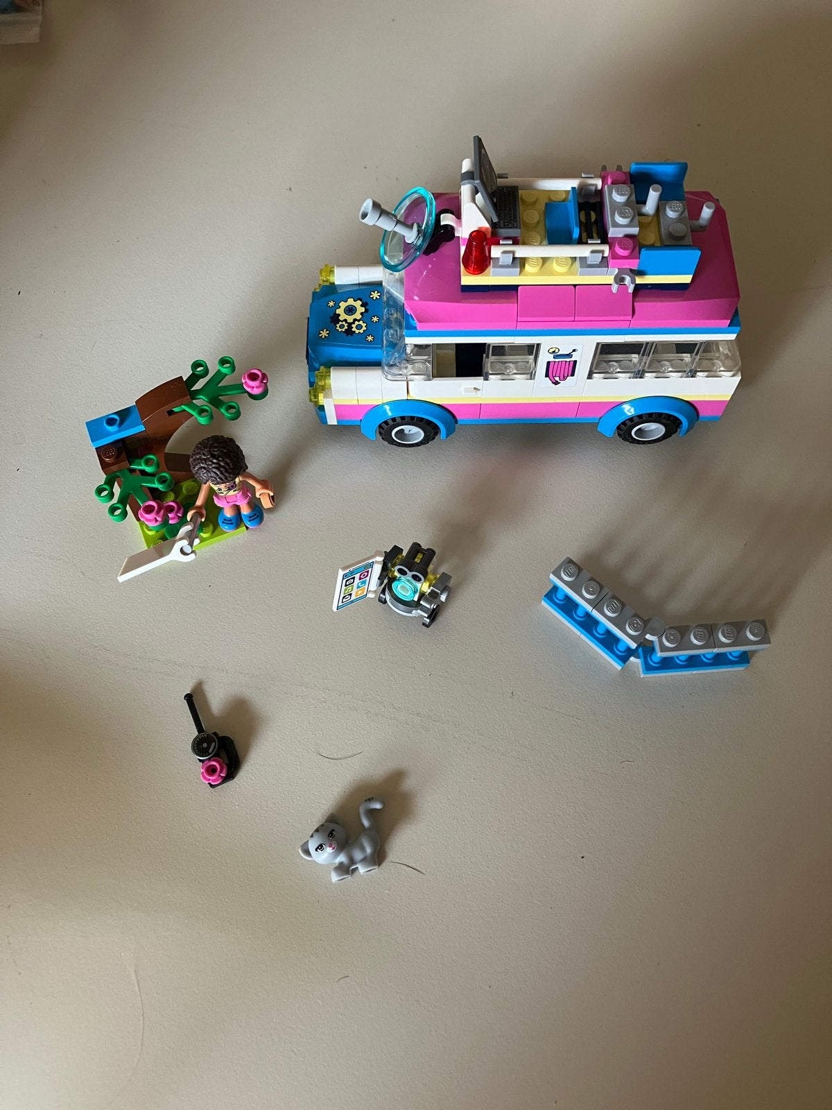 Lego Friends 41333 Olivia's Missievoertuig, Gebruikt, Lego, Friends, Ophalen of Verzenden