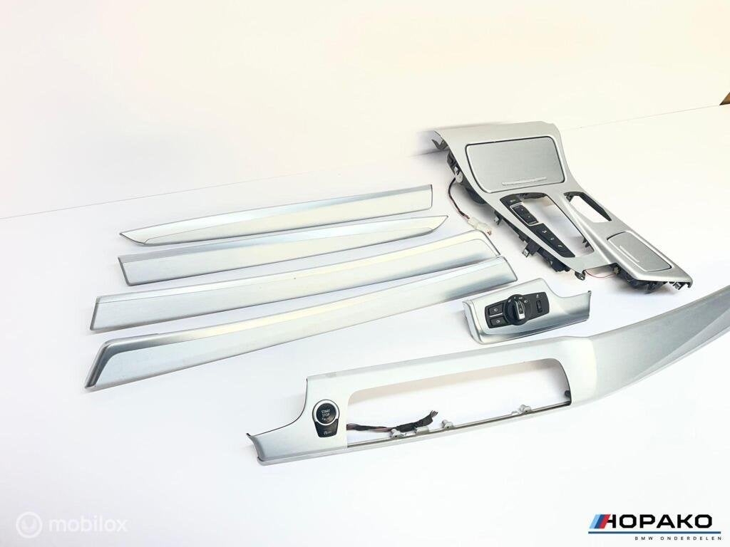 Interieurlijsten set geborsteld aluminium BMW 5serie F10 F11, Auto-onderdelen, Gebruikt, Einsteinlaan 5 rijswijk, Bmw, Ophalen of Verzenden