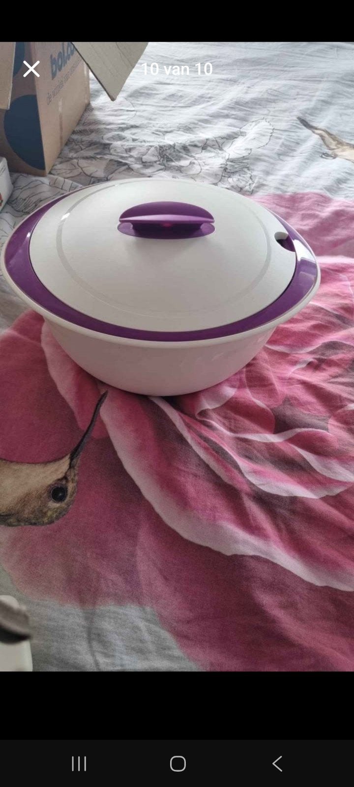 te koop tupperware partij, Ophalen, Gebruikt, Overige kleuren, Bewaardoos