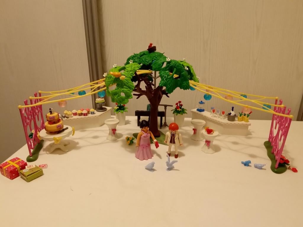Playmobil 9228 bruiloftsfeest compleet, Ophalen of Verzenden, Gebruikt, Complete set