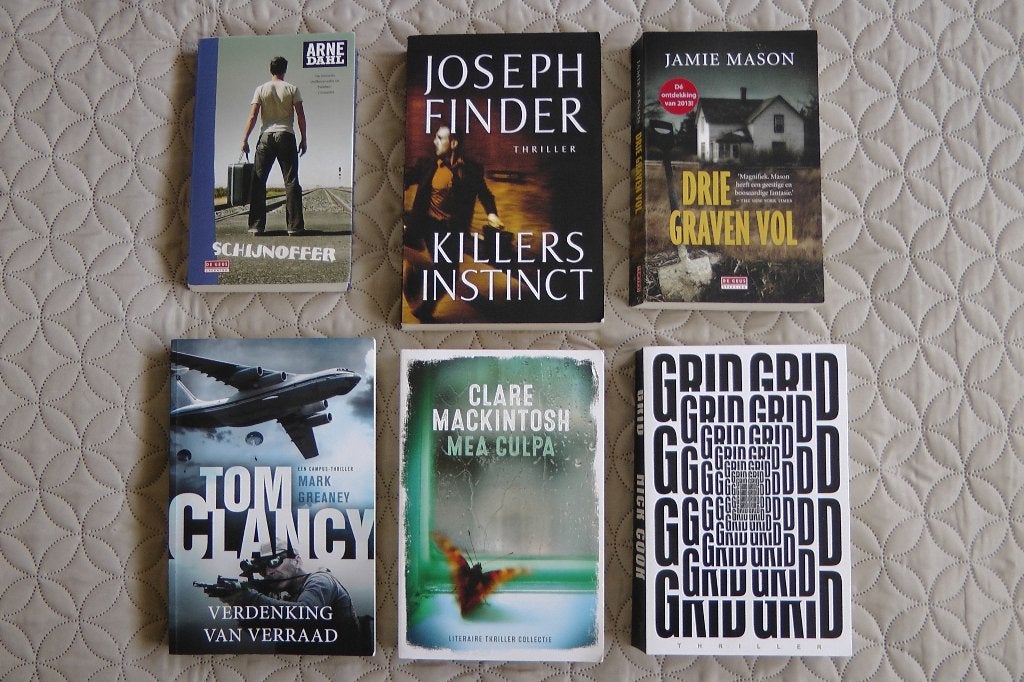 Thriller boeken (6) van verschillende auteurs o.a. Arne Dahl, Boeken, Gelezen, Diverse auteurs, Ophalen of Verzenden, Nederland