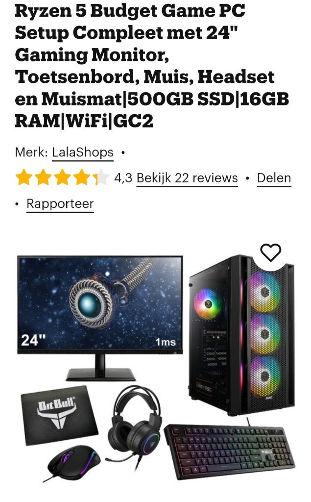 Game PC compleet. 4 mnd oud + bon. Compleet !, Ophalen, Vechten, Eén computer, Zo goed als nieuw