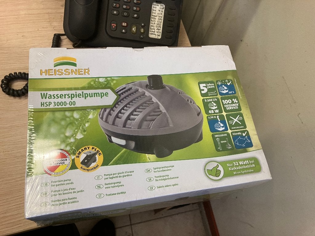 vijverpomp 3000 l/h, Ophalen, Nieuw