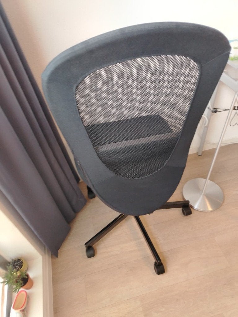 IKEA Bureaustoel Oud Versie van Flintan, Ophalen, Zwart, Zo goed als nieuw, Metaal