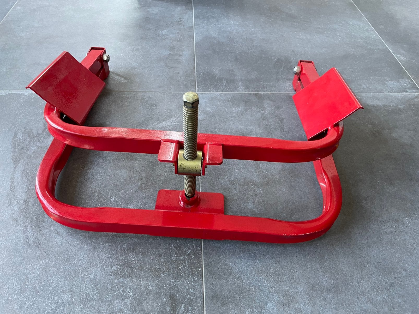 Caravan leveler, Ophalen
