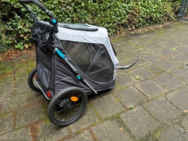 inklapbare hondenkar, Trixie, Ophalen, Zo goed als nieuw, Hondenfietskar