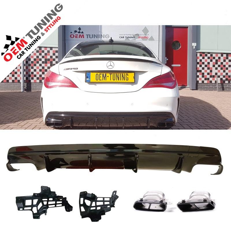 Mercedes-Benz C117 CLA 45 | AMG look diffuser | 2013-2016 |