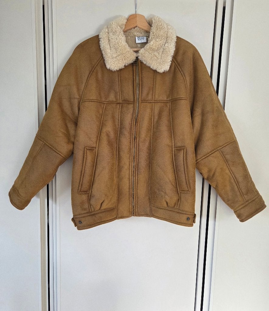 Dames winterjas, Bruin, Ophalen of Verzenden, Zo goed als nieuw, Maat 36 (S)
