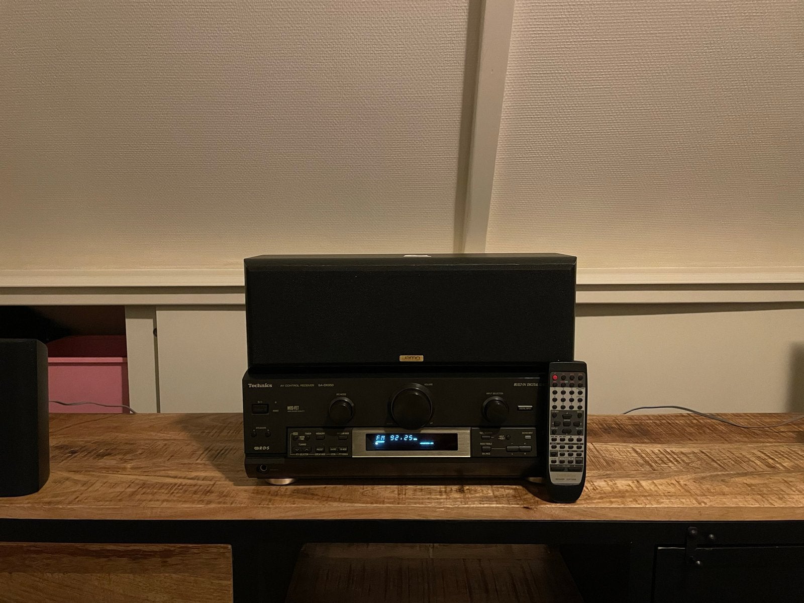 Technics SA-DX950 AV Control Receiver met Jamo speakers, Losse componenten, Zo goed als nieuw, Tuner of Radio, Ophalen