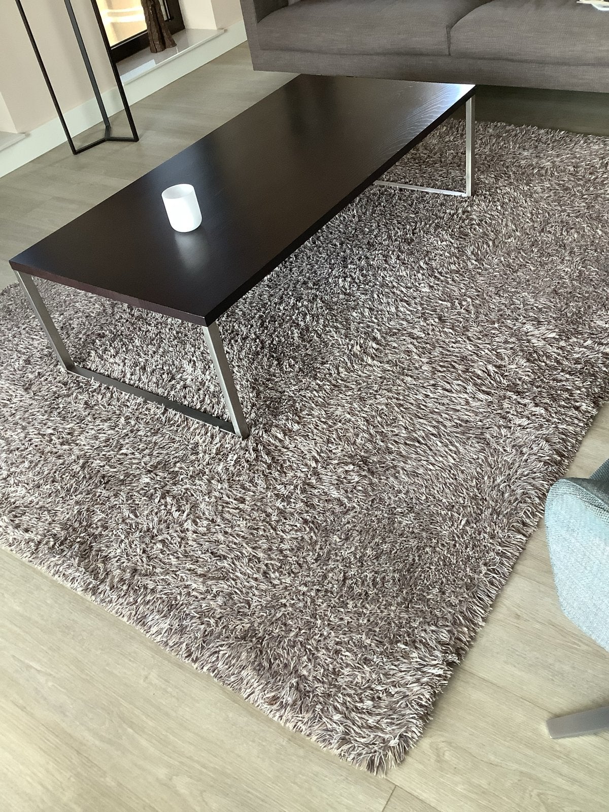 Vloerkleed wol, Ophalen, Gebruikt, Beige, 200 cm of meer