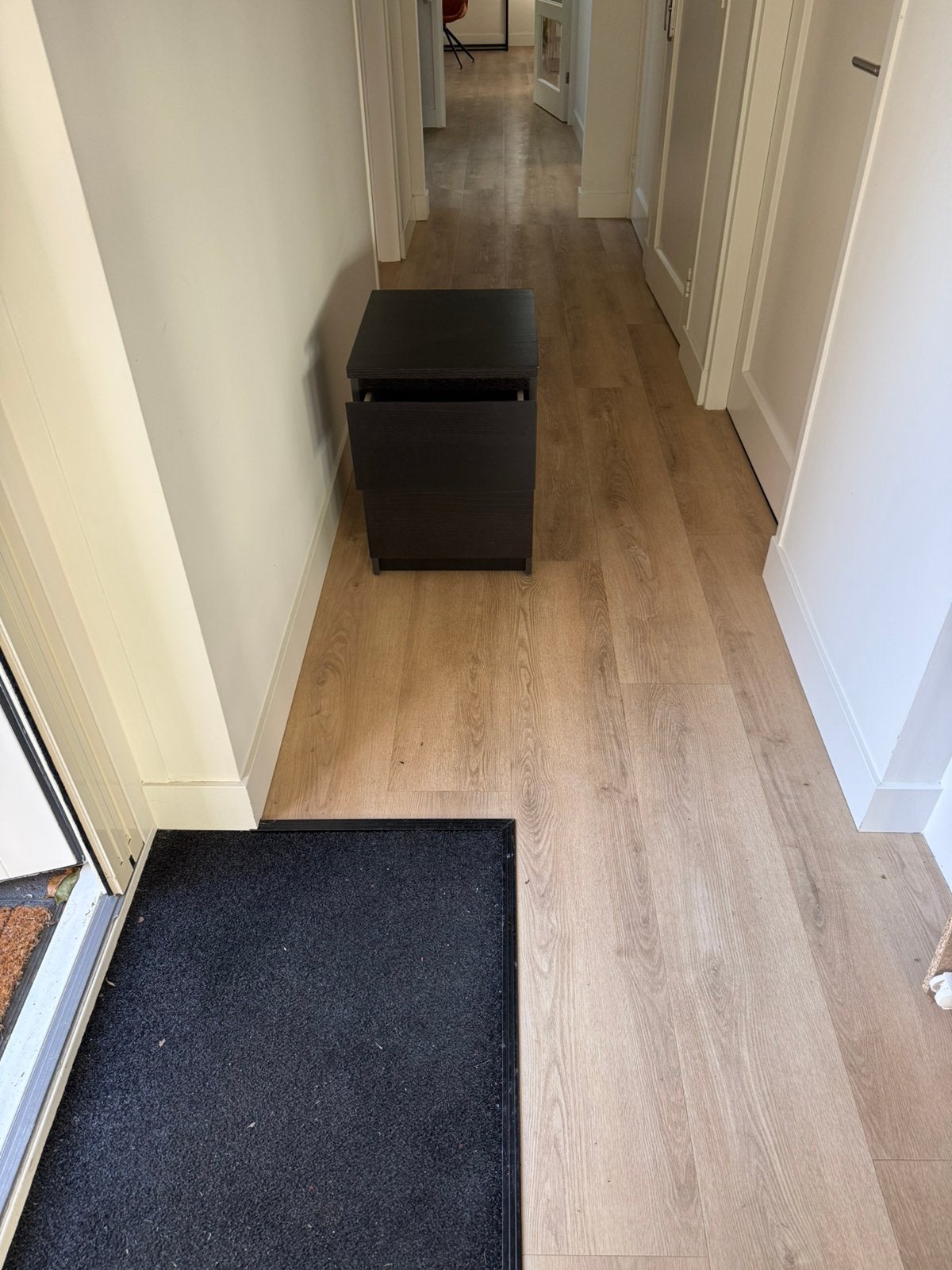 Ladekastje Ikea zwart, Ophalen, Gebruikt, 1 of 2 laden, 50 tot 100 cm
