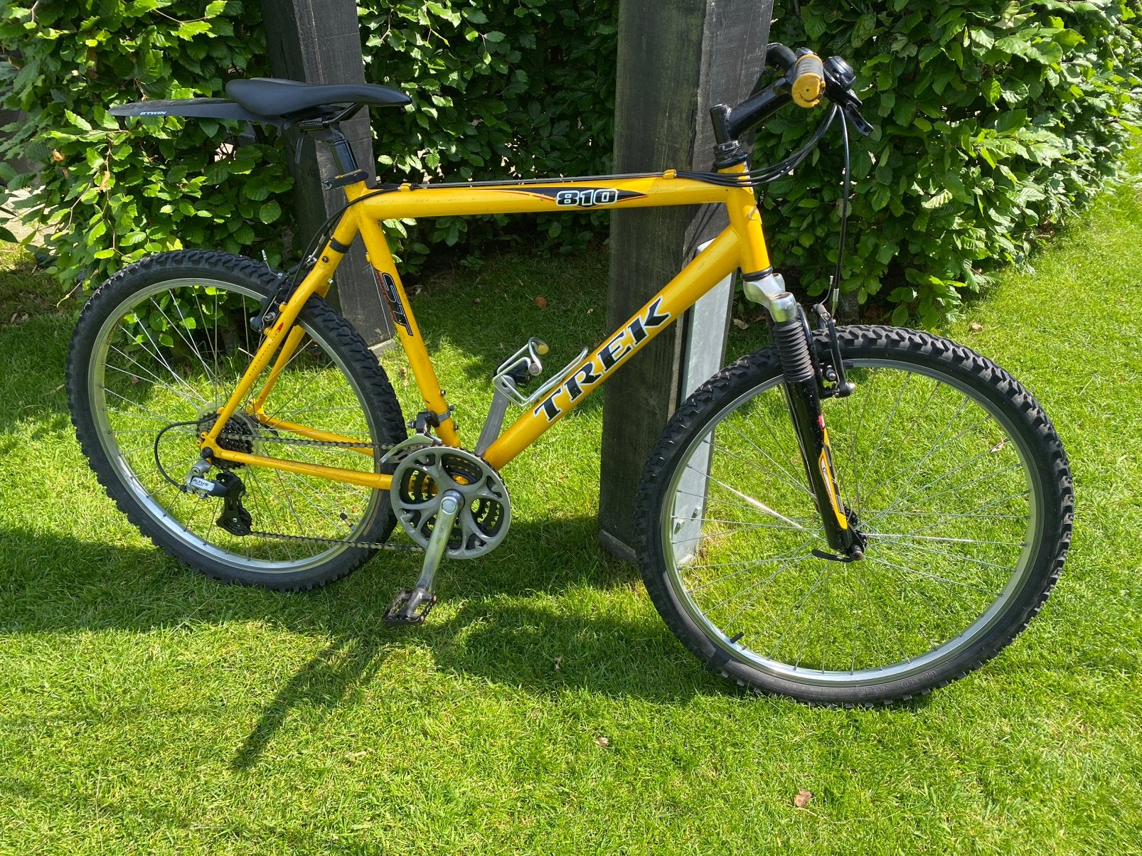 Vintage Trek 810 single track MTB uit 2001, Ophalen, Gebruikt, Hardtail, Velgrem