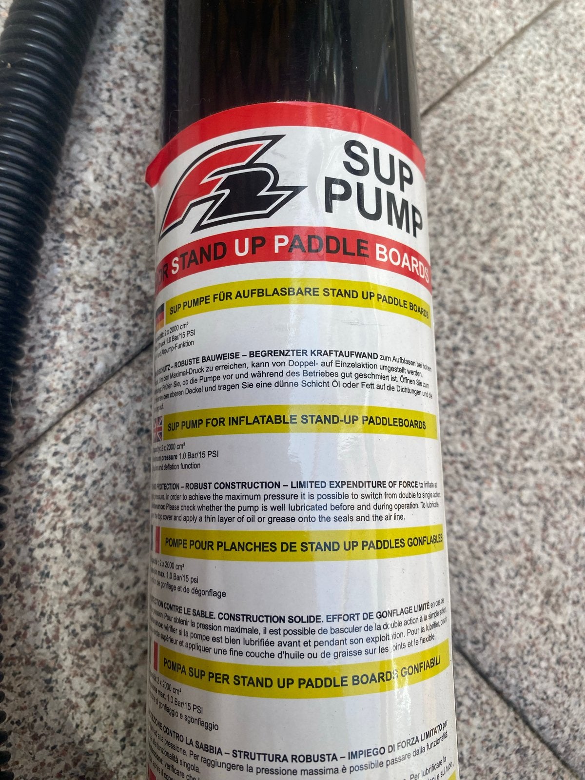 SUP Pomp voor opblaasbare Stand-Up Paddleboards, Ophalen, Gebruikt