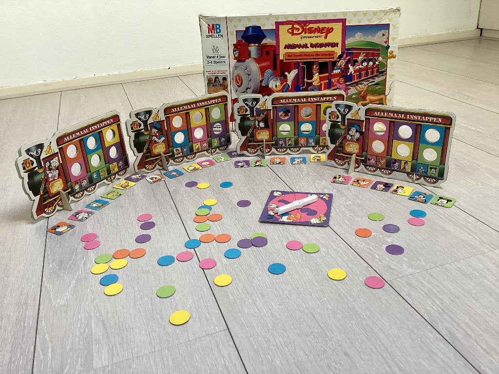Disney Spel: allemaal instappen (vanaf 4 jaar), Hobby en Vrije tijd, Ophalen of Verzenden, Gebruikt