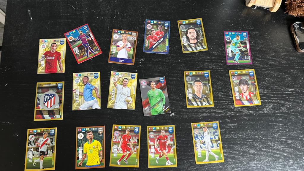 Mooie set Panini FIFA 365 Adrenalyn XL (8x Specials, Ophalen of Verzenden, Nieuw, Meerdere plaatjes