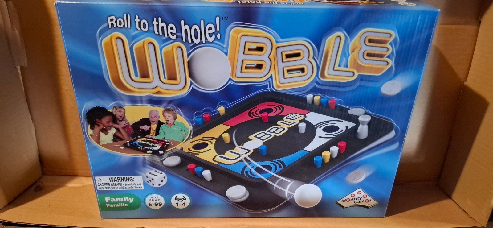 Wobble: Roll to the Hole! Familiespel, Een of twee spelers, Ophalen of Verzenden, Zo goed als nieuw, Monkey Games