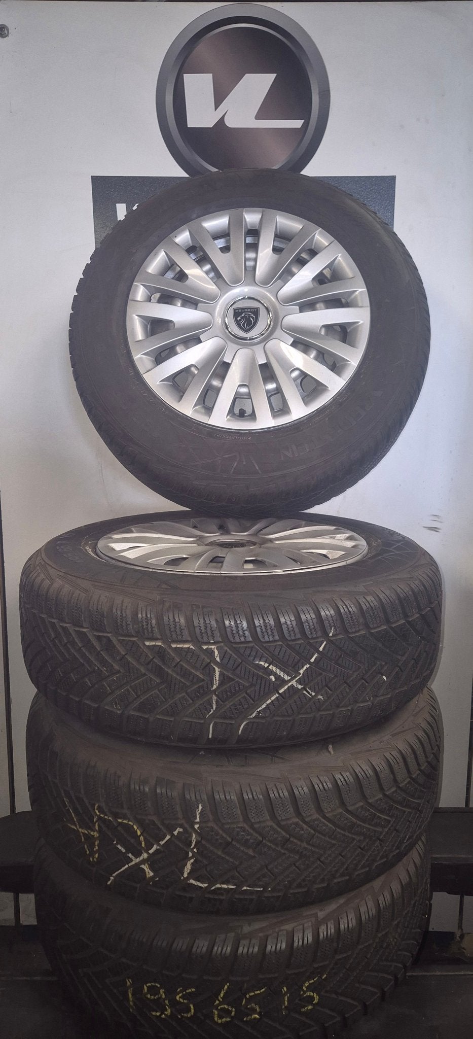 15 inch stalen winterset voor een Peugeot Partner (15), Gebruikt, 15 inch, -, -