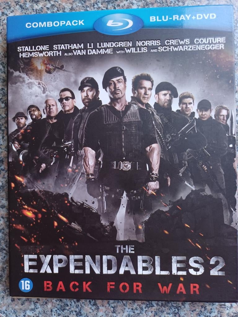 The Expendables 2 - Combopack Blu-ray + DVD, Vanaf 16 jaar, Ophalen of Verzenden, Zo goed als nieuw