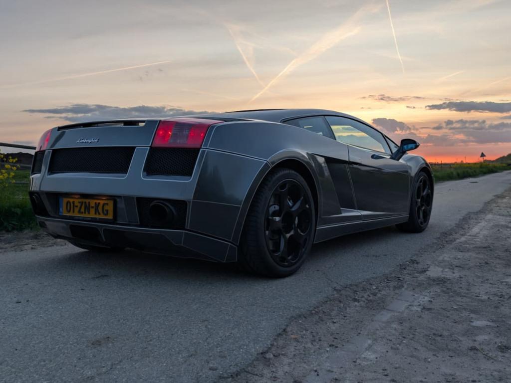 Lamborghini Gallardo 5.0 V10 (2006) 500PK | E-Gear | Leder |, Auto's, Lamborghini, Stoelverwarming, Gebruikt, Zwart, 501 pk