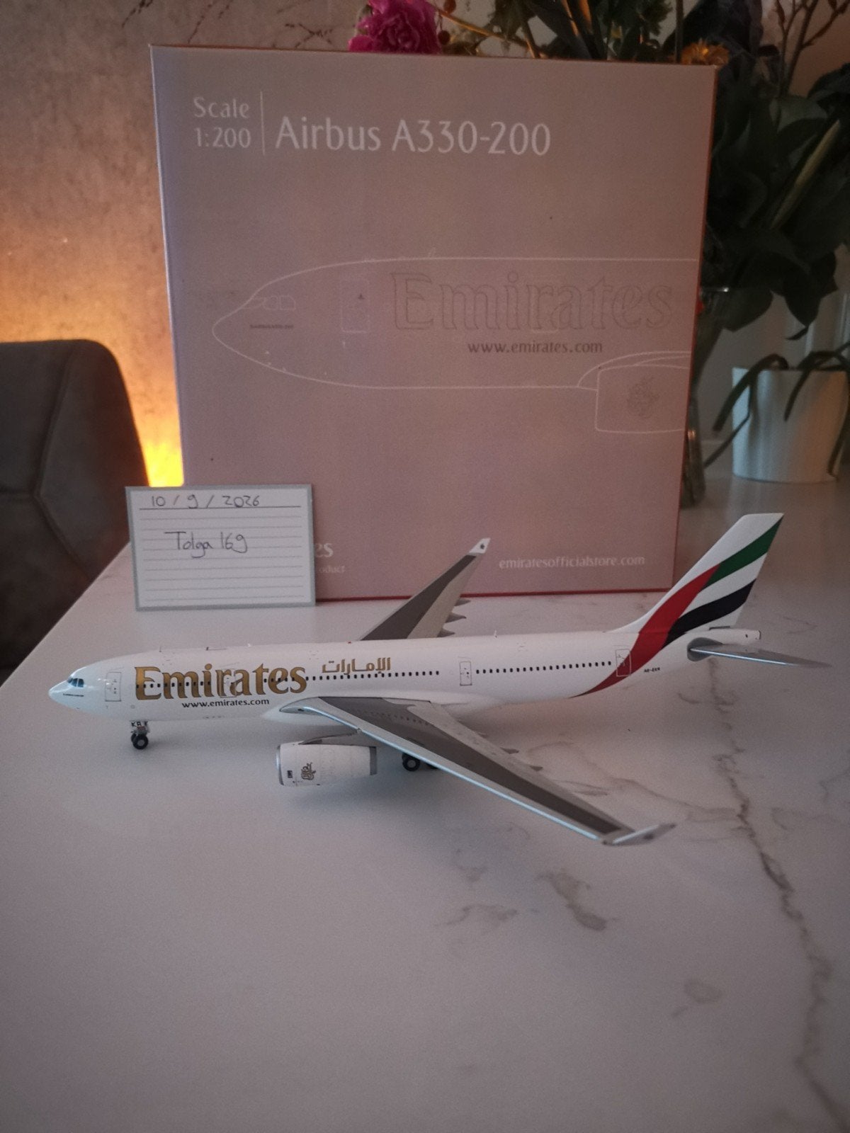 Emirates A330-200 Gemini Jets 1:200 G2UAE371 Reg. A6-EKR, Overige merken, 1:200 of kleiner, Nieuw, Ophalen of Verzenden