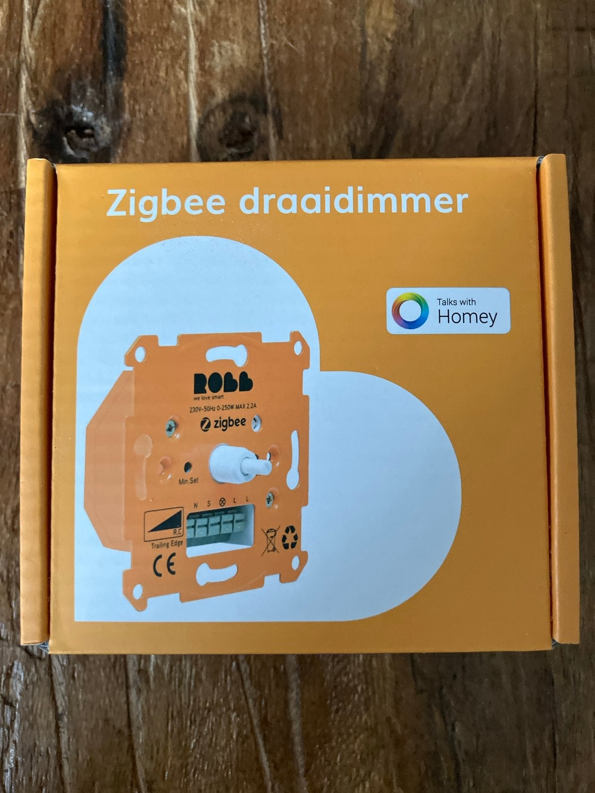 ROBB smarte Zigbee draaidimmer - Nieuw in doos, Doe-het-zelf en Verbouw, Elektra en Kabels, Ophalen of Verzenden, Nieuw, Overige merken
