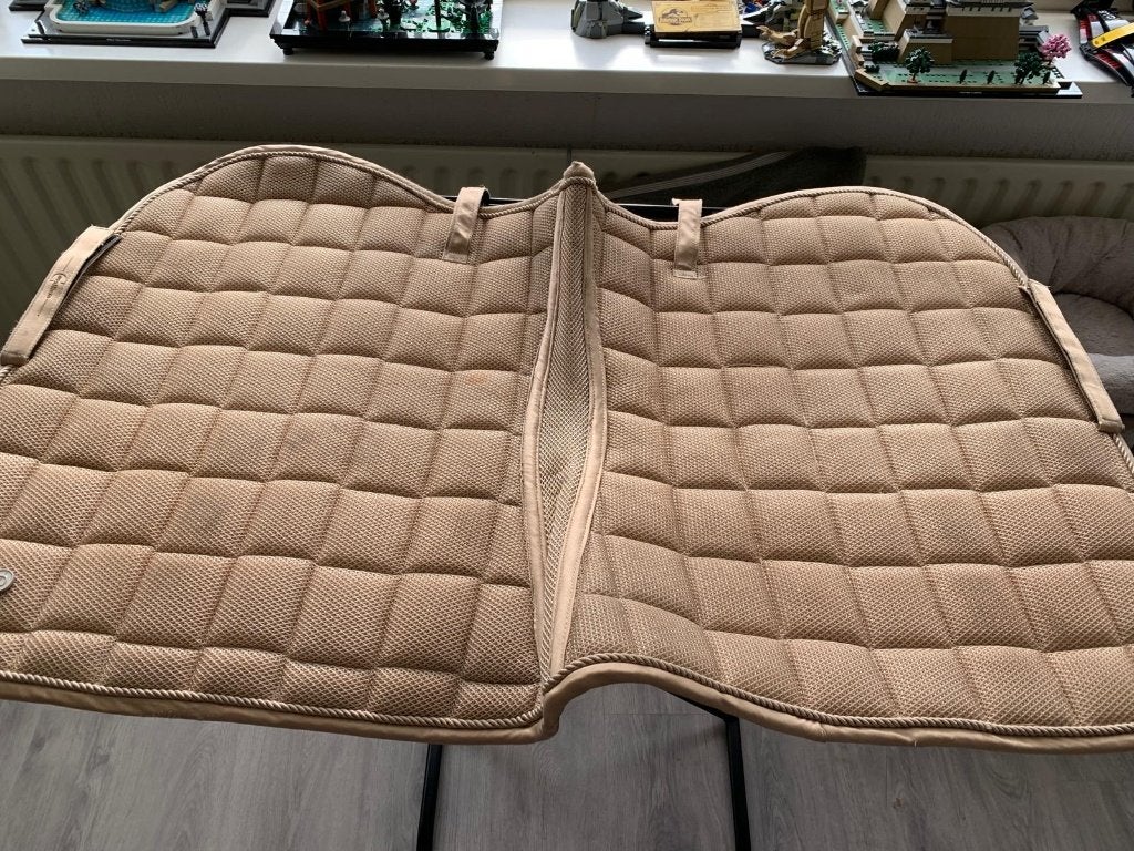 mooi paarden dekje, Ophalen of Verzenden, Gebruikt, Beige