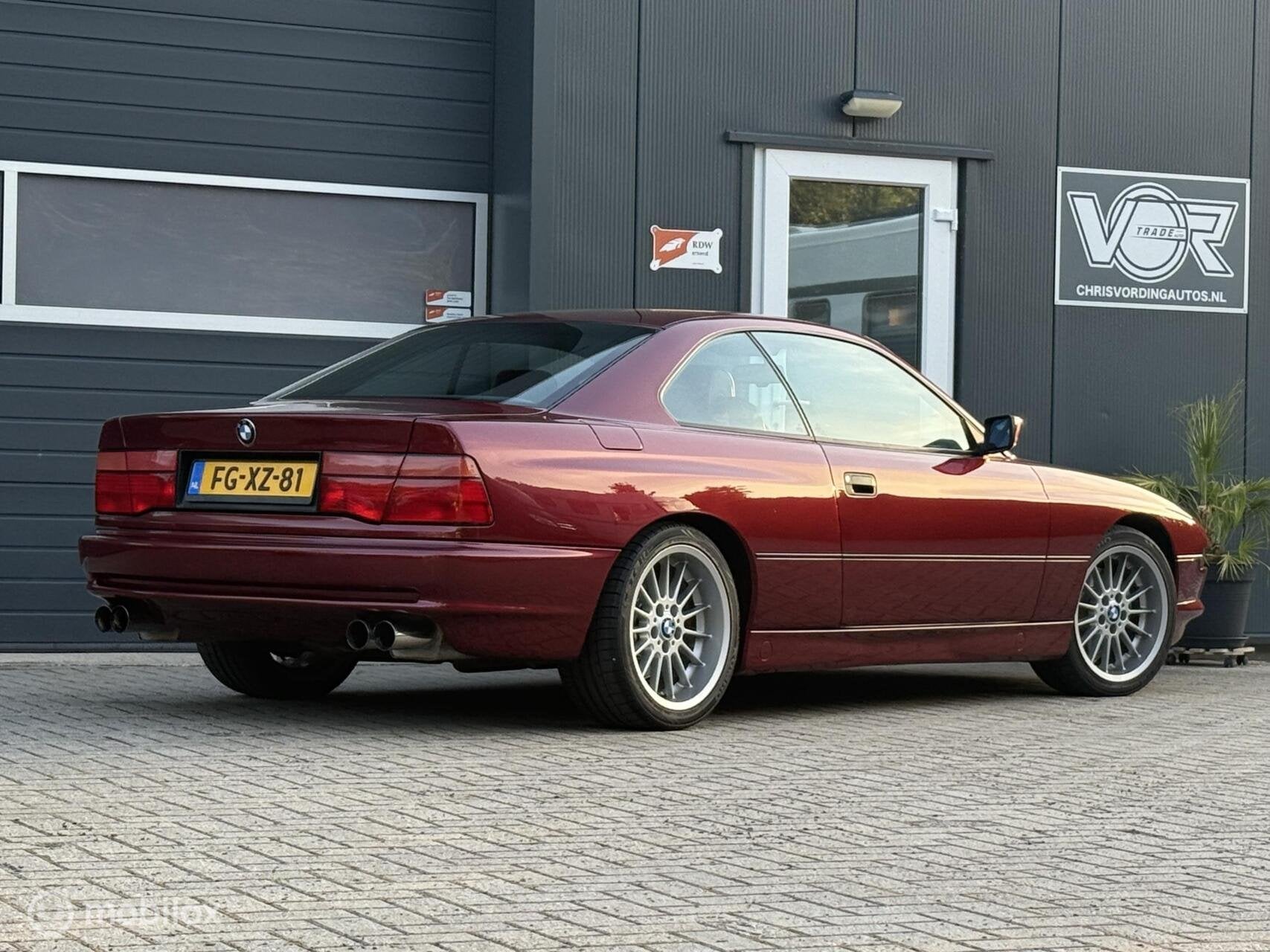 BMW 850 Ci Automaat BMW-Calypso-Rot, Orig NL, Uniek, foto 5