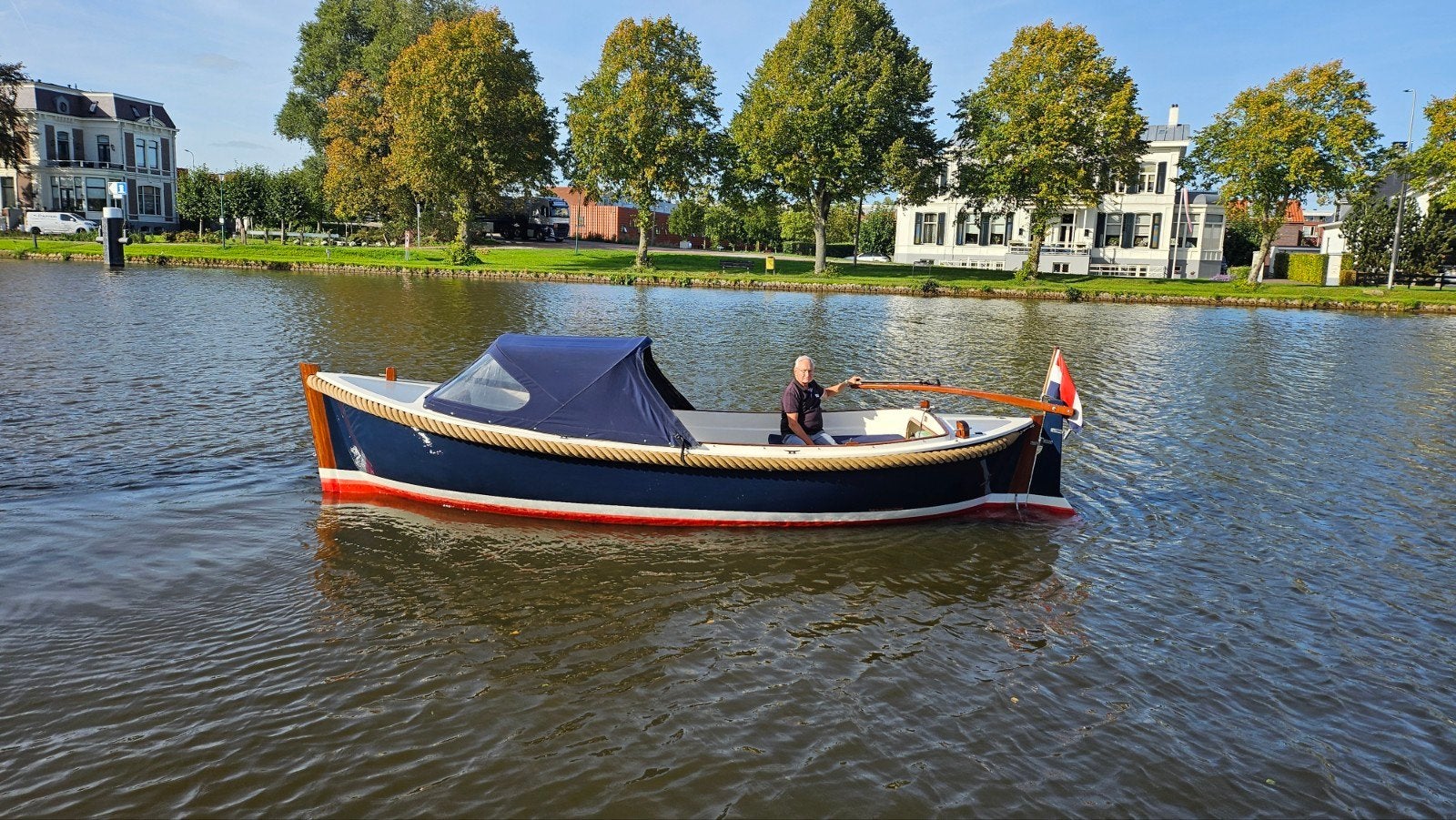 ONJ Sloep 650 met recente Vetus 3cilinder dieselmotor, Watersport en Boten, Gebruikt, Binnenboordmotor, Polyester, Rondzit