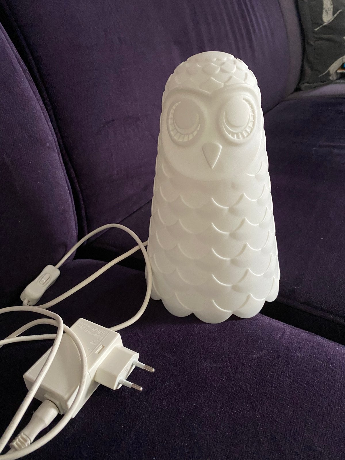 IKEA Solbo Uil Tafellamp - 25 cm, Kinderlamp, Ophalen of Verzenden, Zo goed als nieuw, IKEA