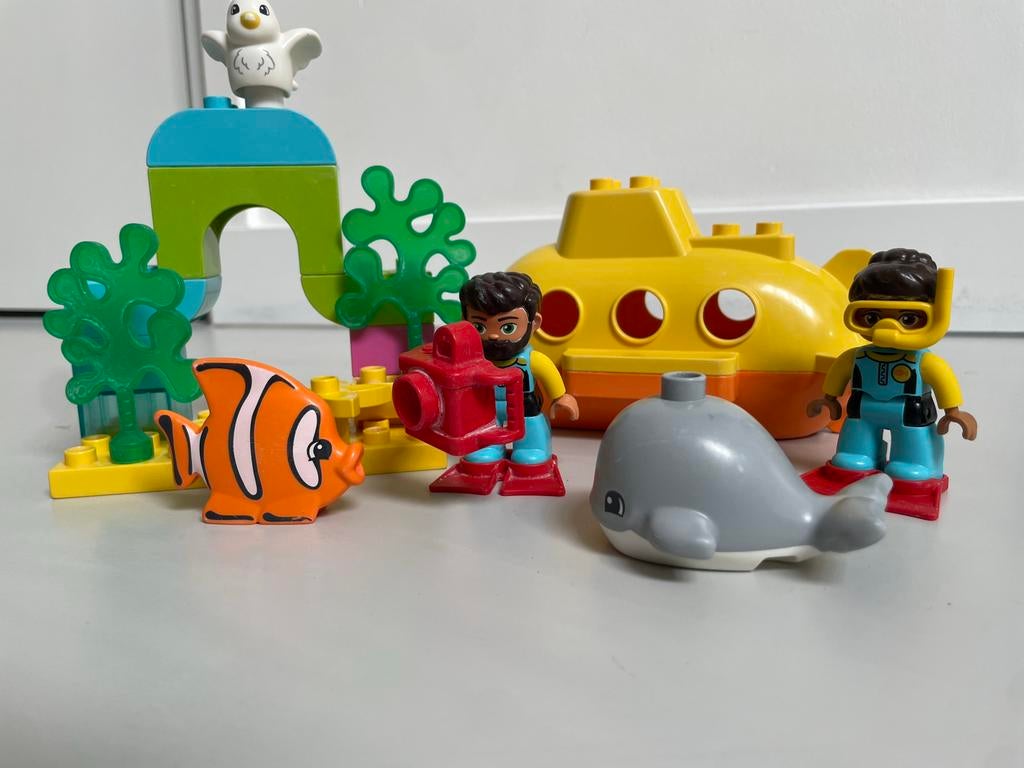 Duplo Avonturen van de Onderzeeër - Complete Set, Gebruikt, Ophalen of Verzenden, Compleet, Duplo