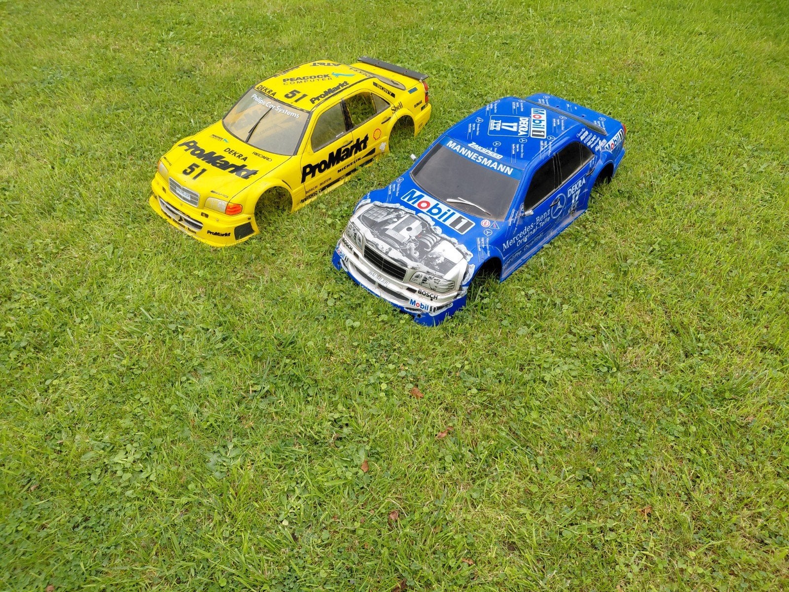 Fg 1/5 Mercedes C Dtm kappen w202, Ophalen of Verzenden, Auto