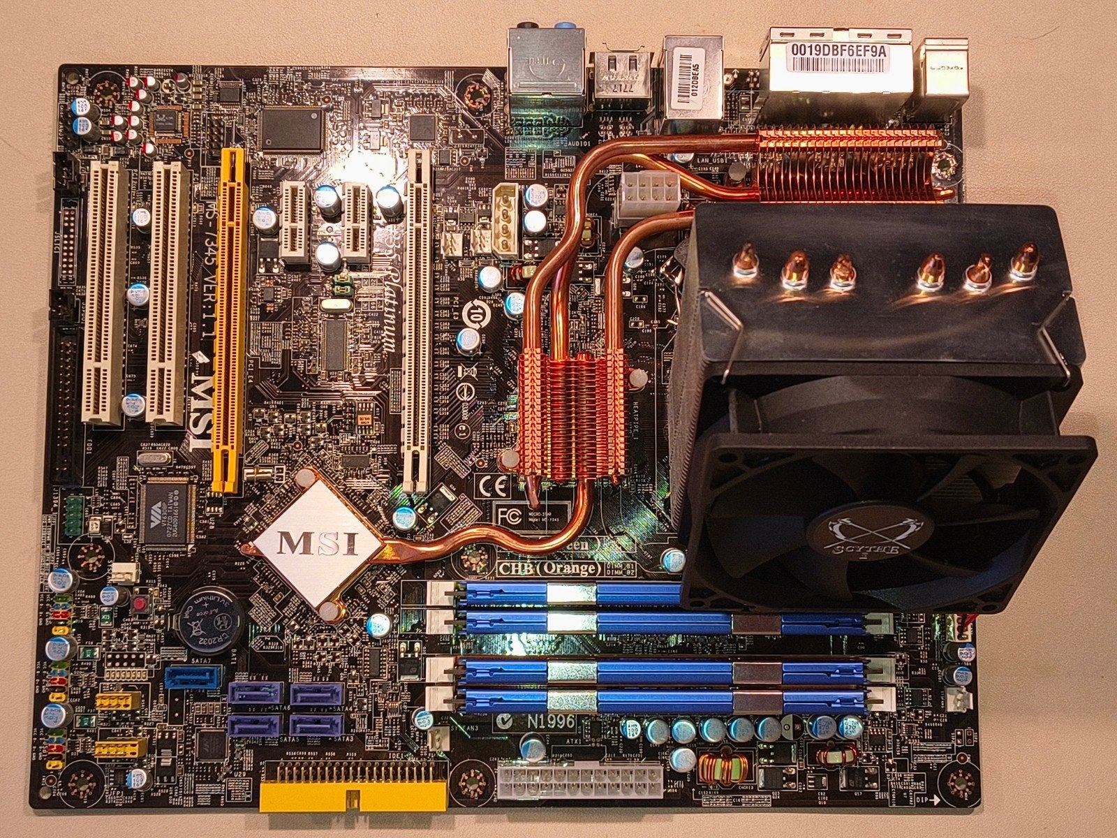 Retro Bundel: MSI P35 Neo2 + Xeon E5450 + Ram, Computers en Software, Ophalen of Verzenden, Zo goed als nieuw, DDR2, ATX