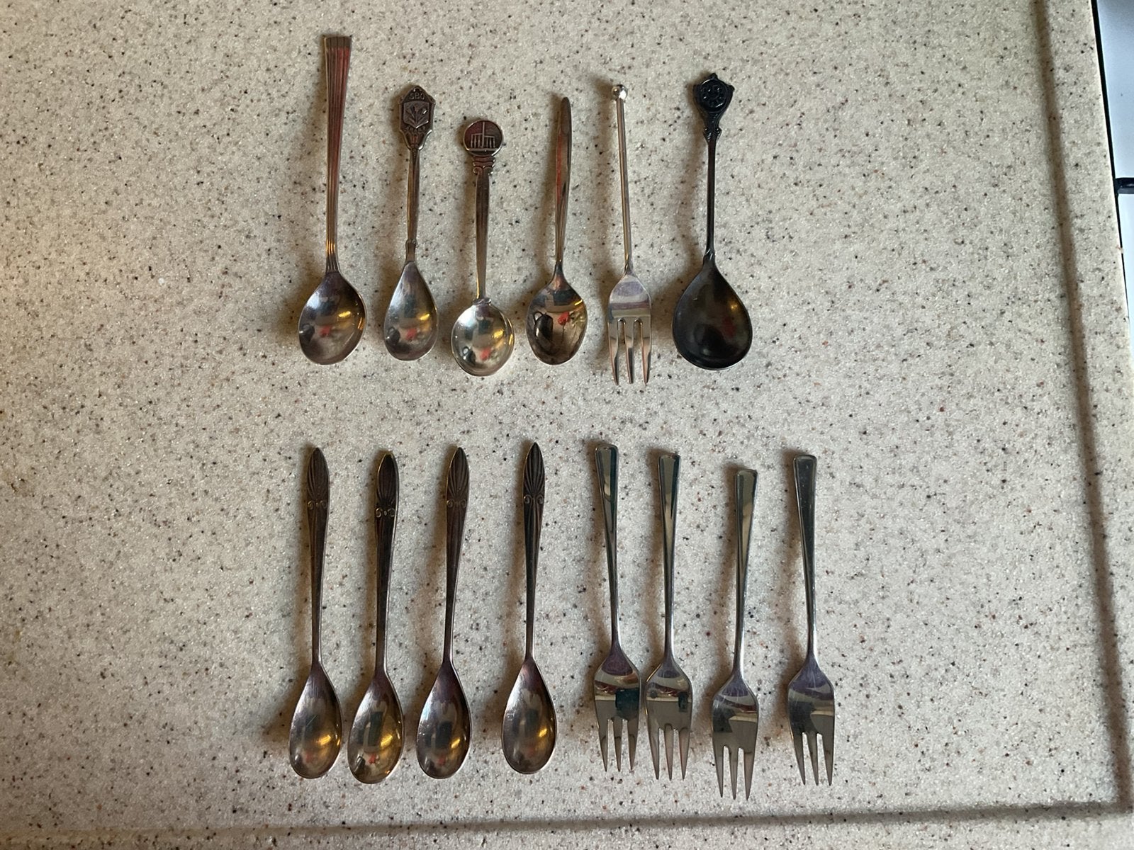 Diverse lepeltjes, vorkjes, Ophalen of Verzenden