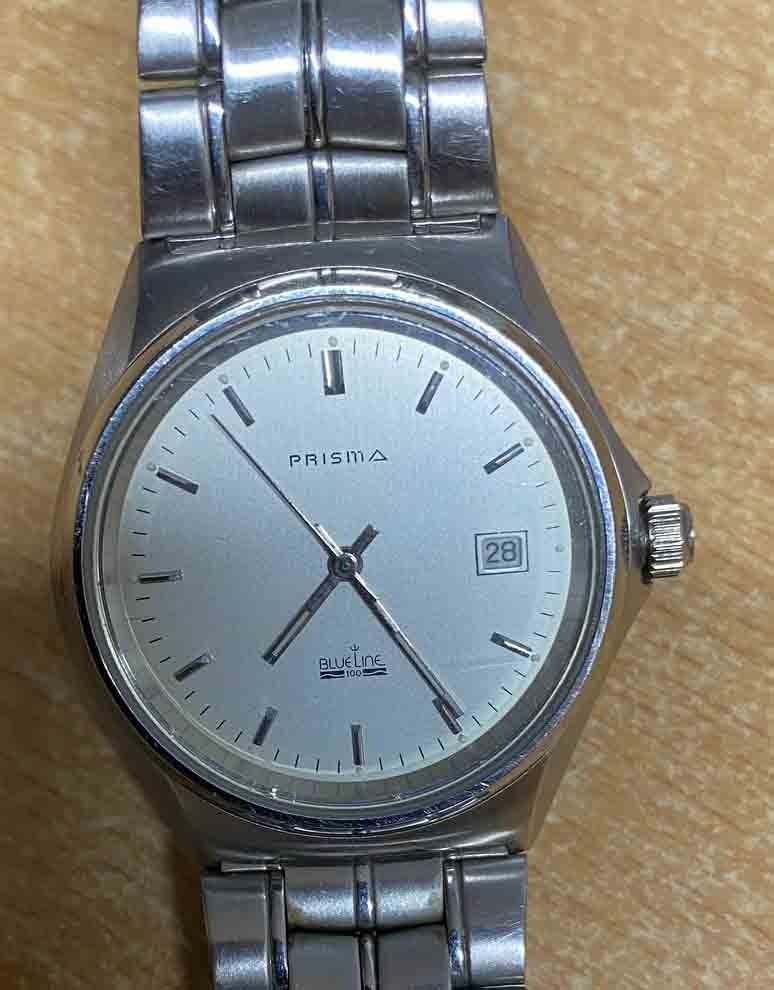 Horloge Prisma 2 stuks en King Chronograph, Ophalen of Verzenden, Gebruikt, Staal, Overige merken