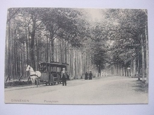 R55 Ginneken - Poneytram - 1910, Verzamelen, Verzenden, Voor 1920, Gelopen, Noord-Brabant