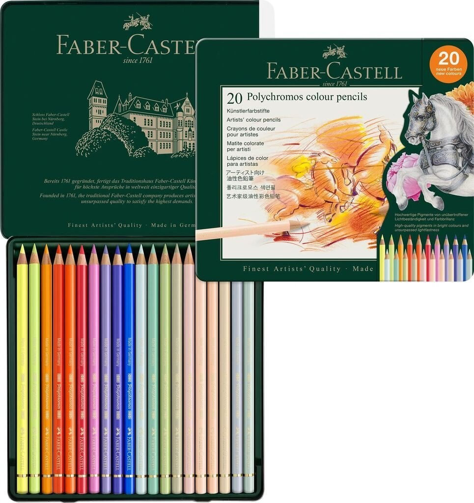 De nieuwe Faber Castell Polychromos 20 set kleurpotloden!, Ophalen of Verzenden, Nieuw, Potlood of Stift