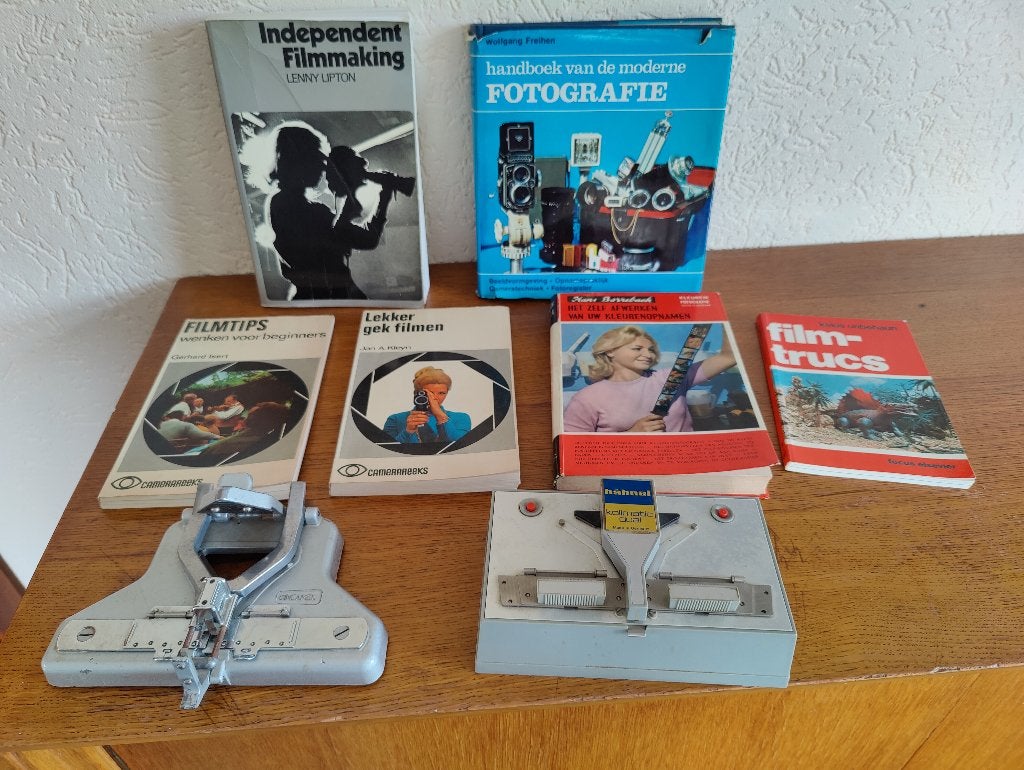 Cineamex en Hahnel kollmatic dual en oude film boeken., Ophalen of Verzenden, 8mm