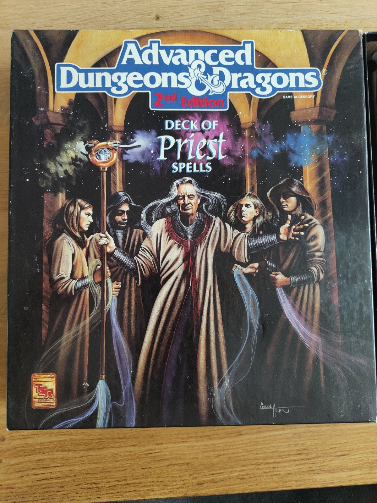 Adv. Dungeons & Dragons 2e Edition: Deck of Priest Spell, Een of twee spelers, Ophalen of Verzenden, Gebruikt, TSR, Inc.