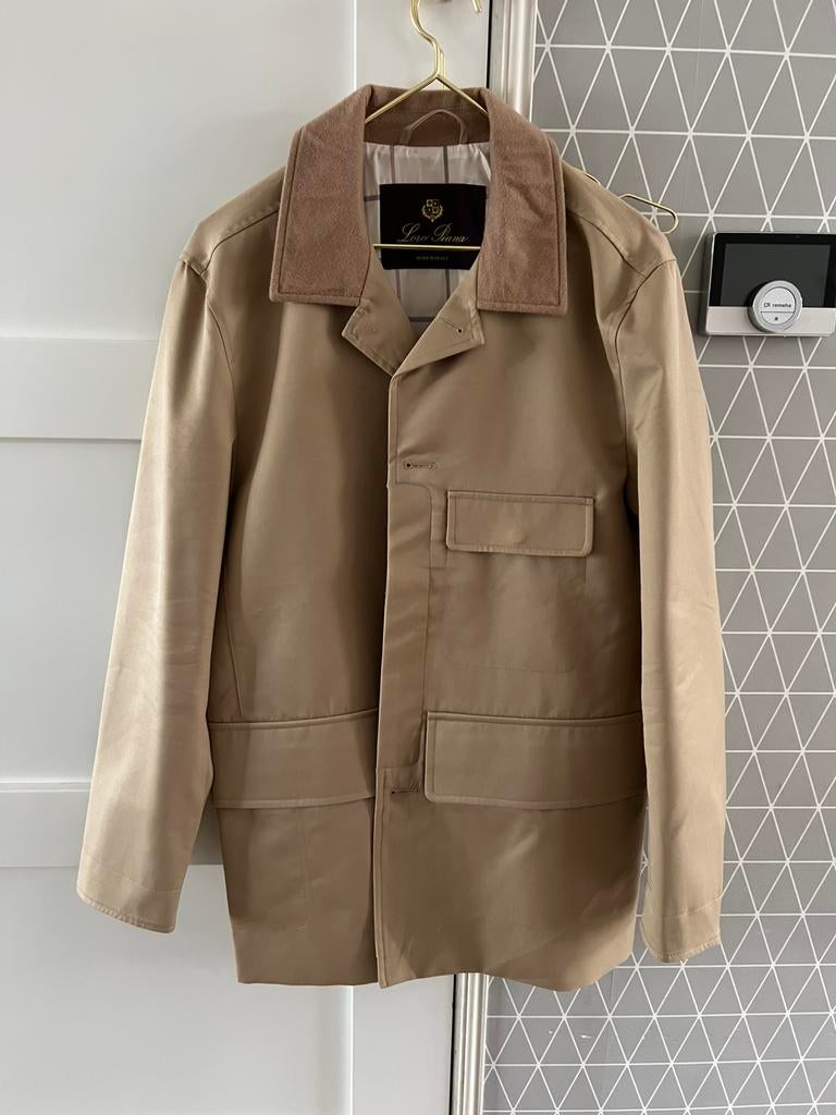 Loro Piana Jas - Beige, Maat L, Zo goed als nieuw, Ophalen of Verzenden, Zo goed als nieuw, Maat 52/54 (L), Beige