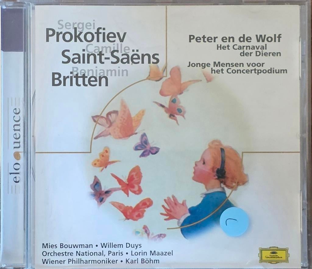 Prokofiev, Saint-Saëns, Britten - Peter en de Wolf CD, Cd's en Dvd's, Ophalen of Verzenden, Modernisme tot heden, Zo goed als nieuw