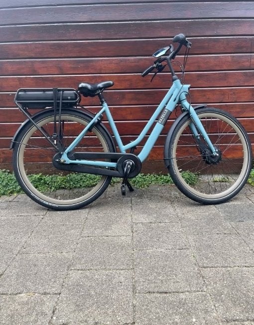 Gazelle Esprit elektrische damesfiets lichtblauw, 47 tot 51 cm, Ophalen, Zo goed als nieuw, Gazelle