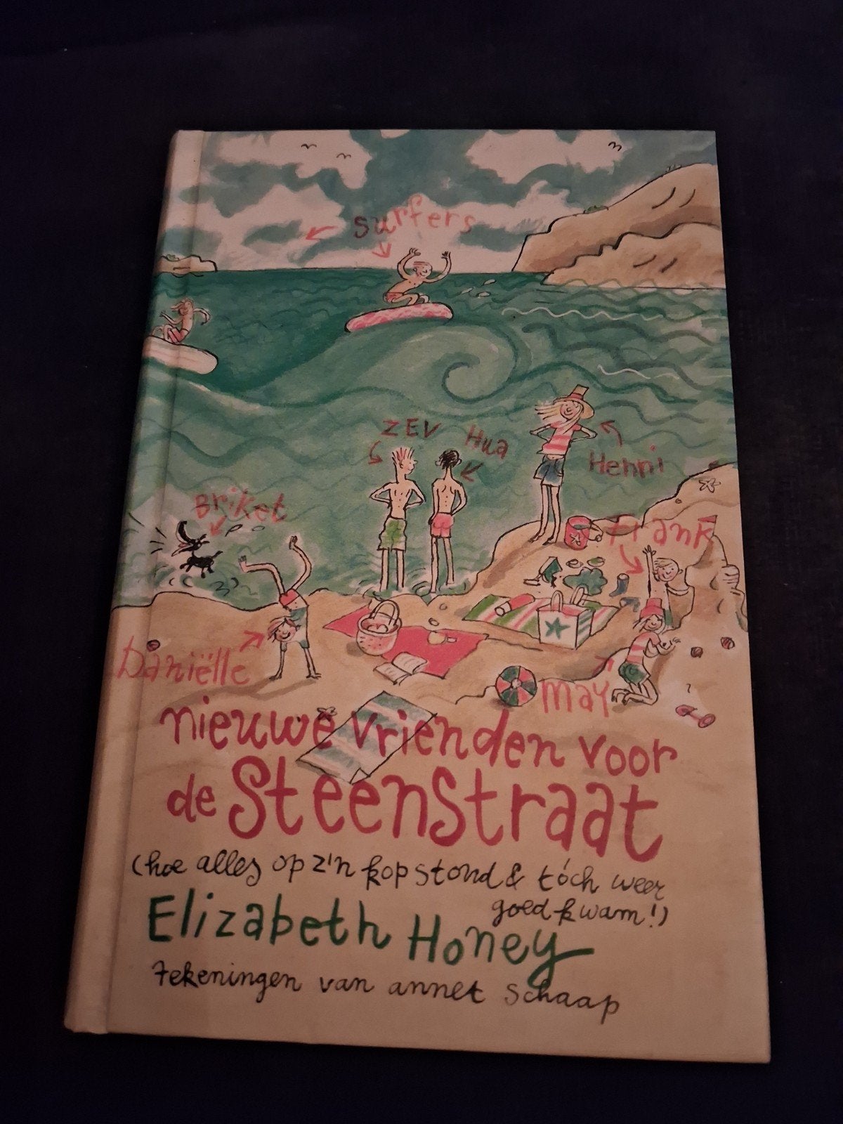 Nieuwe Vrienden voor de Steenstraat - Elizabeth Honey, Boeken, Ophalen of Verzenden, Zo goed als nieuw, Elizabeth Honey, Fictie