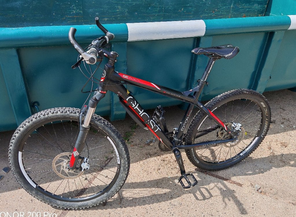 Ghost SE 5000 Mountainbike met XT Deore, Fietsen en Brommers, Hardtail, 45 tot 49 cm, Zo goed als nieuw, Schijfrem