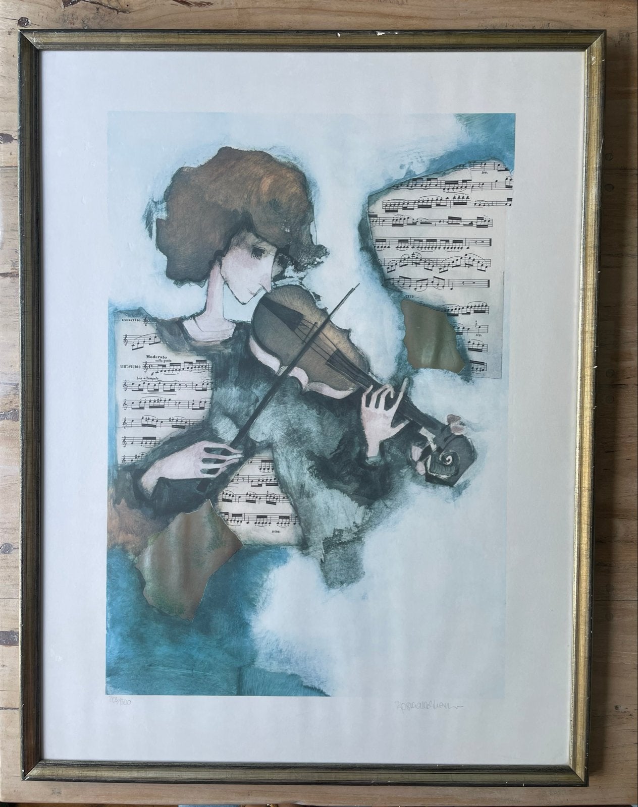 Gesigneerde en genummerde print - Rosina Wachtmeister, Ophalen of Verzenden, Print, Print/reproductie, Achter glas