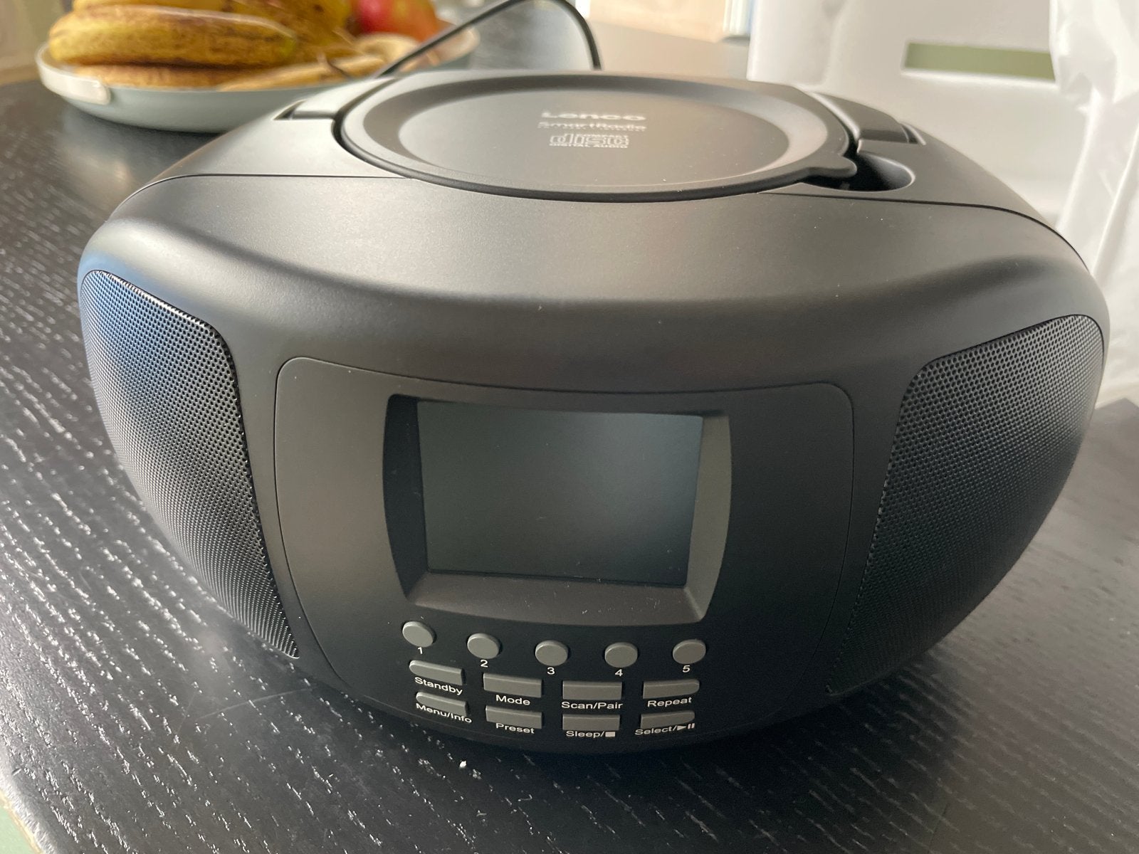 Lenco SCD-6000BK Portable Boombox met DAB+/FM Radio & CD, Ophalen, Nieuw, Radio, Met cd-speler