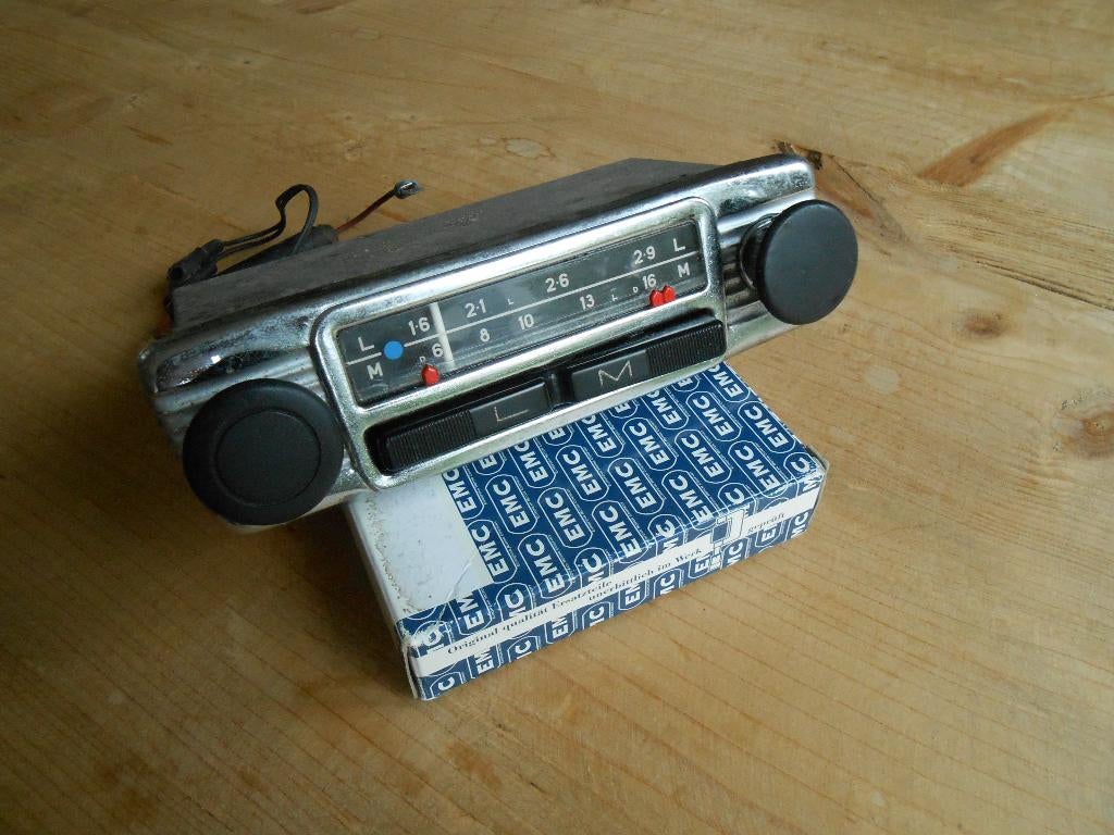 BLAUPUNKT HILDESHEIM vw porsche radio 6v chroom!, Ophalen of Verzenden, Gebruikt