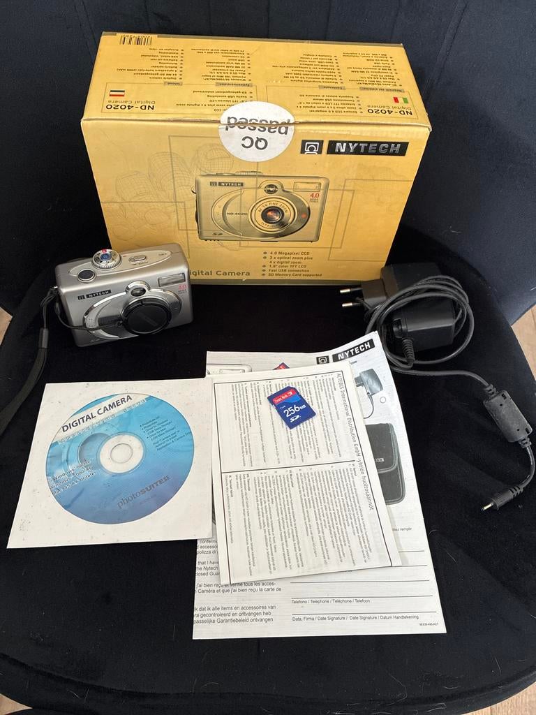 Nytech ND-4020 Digitale Camera - Compleet met doos, Compact, Ophalen of Verzenden, Zo goed als nieuw, Overige Merken